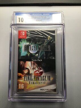 Final Fantasy VII & VIII Twin Pack CGC 10 A++ Sealed Nintendo Switch Brand New!!